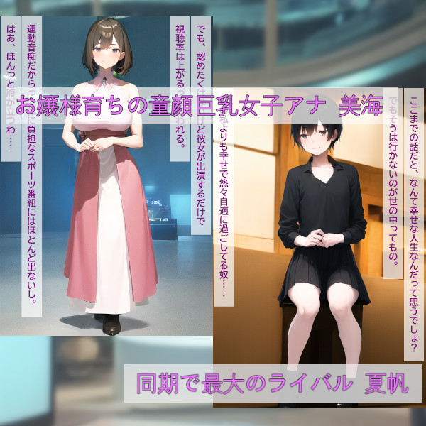女子アナ残酷無残地獄への墜落～同僚からの陰湿粘着嫉妬～